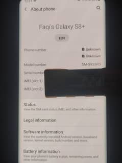 Samsung S8 Plus FD Model