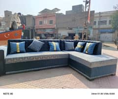 L shape Sofa set with cousion