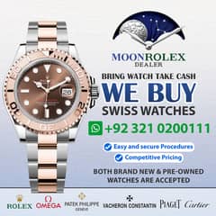 Get Cash / Rolex Cartier Omega Hublot Chanel Corum Graham Breguet Rad
