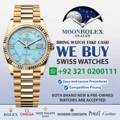Get Cash / Rolex Cartier Omega Hublot Tudor Chopard Rado Tag Heuer IW