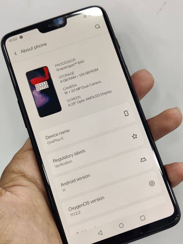 OnePlus 6 8/128 dual Sim approved snapdragon 845 VIP price 3