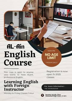 International Spoken English Course/ Foreign Qualified Female Teacher