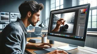wedding video editing or photoshop editor