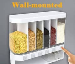 Transparent Wall-Mounted Cereals Dispenser cash on delivery