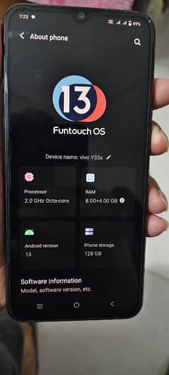 I'm selling my Vivo Y33 S Mobile 3089176871