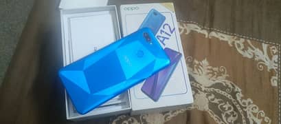 oppo A12 with box glass change krya h