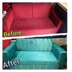 Sofa Repairing & New sofa Set or cousion bed