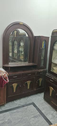 wood bedset