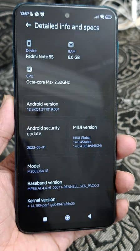 Redmi Note 9S Pro - 6/128 7