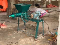 Cow Dung wood Making Machine – Electric Motor Fitted