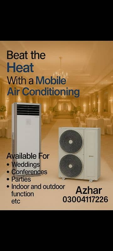 ac on rent 4 ton cabnet 9