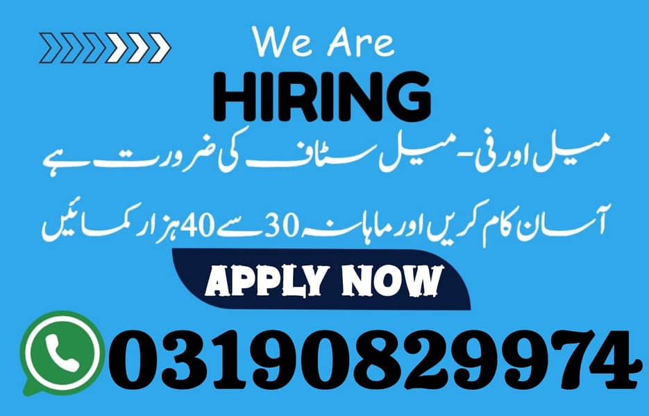 Typing job / Data Entry Job / Assignment Job / Online Job / Part Time 0