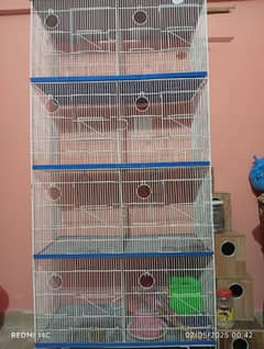 Cage with 8 portions