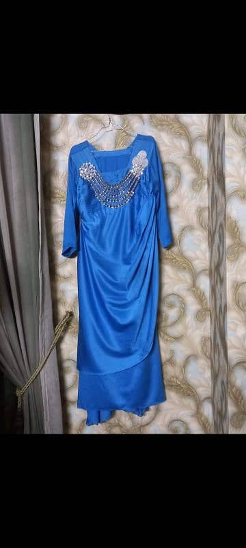 Off-white full heavy Stone n thread work dress 4