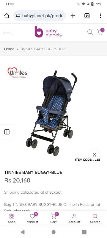 Tinnies baby pram 3