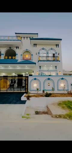 10 Marla Brand New Double Unit House Available. For Sale in Faisal Town F-18 Islamabad.