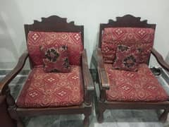 pure wood ka ha sofa set 5 seater ha