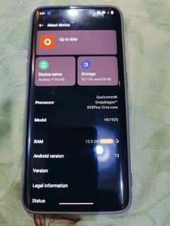 55,000 ONEPLUS 7t Pro McLaren Addition Global 12+4 / 256
