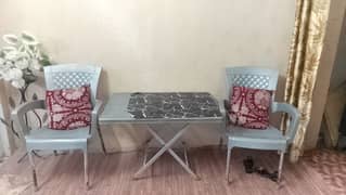plastic chairs