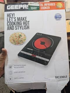Electric stove new box pack