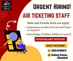 Air Ticketing sales staff
