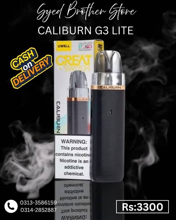 Voopoo Calliburn g3  koko | Nano Uwell | Geek | Sounder- Vape- Pod-Mod 5