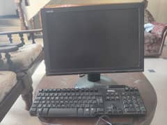 LCD screen with mechanical keyword free
