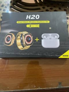 samrt watch H20 with airpods hole sale price