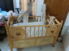 Double baby cot
