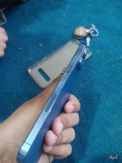 iphone 12 pro max blue sierra color 128 Gb jv 2 month sim time a