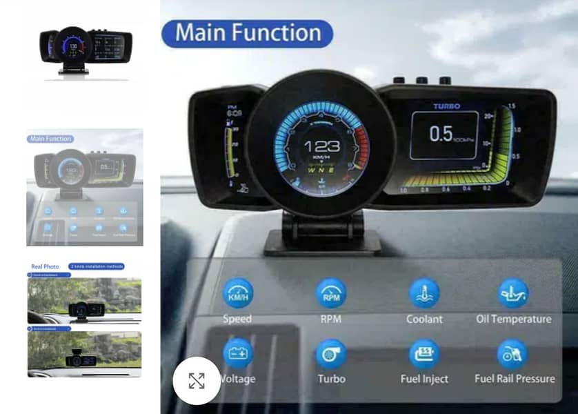 Vjoy Hawk Car HUD Multi-Function Dashboard Head Up Display 1