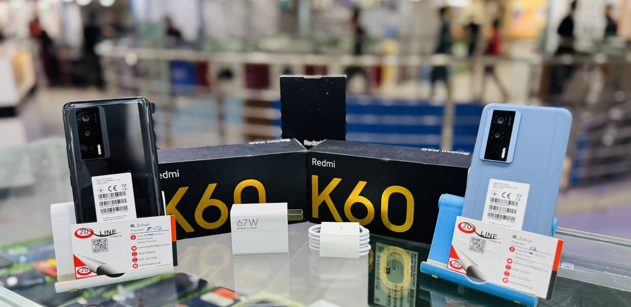 REDMI K60 K50 256/16 DUAL-SIM (PUBG 120 FPS) OFFICIAL PTA TAX 32,000 2
