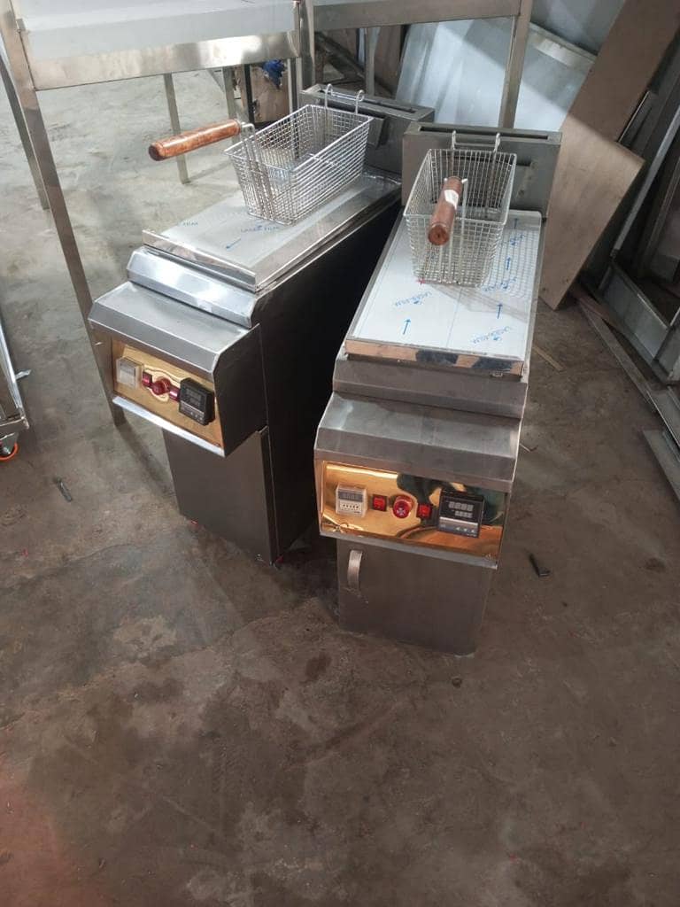 Fryers 16 Liters /24L/16+16 available counter, grill counter,Hot plat 0