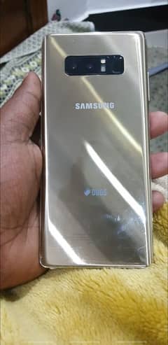 samsung note 8 minor crack on screen pin dot and shade