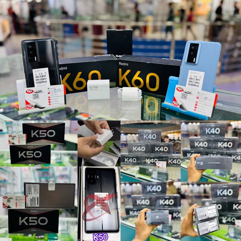 REDMI K60 K50 256/16 DUAL-SIM (PUBG 120 FPS) OFFICIAL PTA TAX 32,000 1