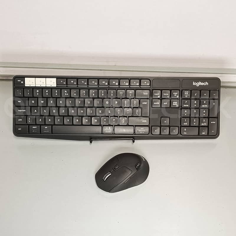 Logitech Keyboard Mouse Combo Multi Device Bluetooth Wireless 0