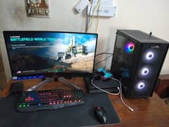 Gaming PC+Monitor (165hz 27inch)or sale 10\10