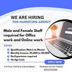full time, part time ,home based