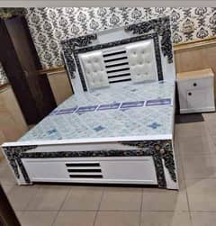 Double Bed - Bed Set - Side Table - Dressing - Poshish Bed For Sale