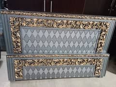 Double Bed - Bed Set - Side Table - Dressing - Poshish Bed For Sale