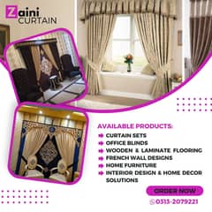 Curtains Blinds | Parday -Pardey | Wallpaper | Majlis | Luxury Curtain