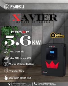 Hybrid Solar Inverter | Crown Inverter | 5.6 Kw | Xavier Hybrid In