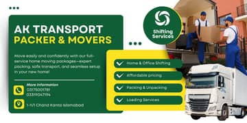 Mover & Packer, Mazda Shazore, Container For Rent, House shifting