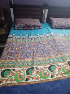 2 single beds with new mattress