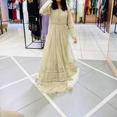 *Branded designer frok| designer organza dress | causal maxi*
