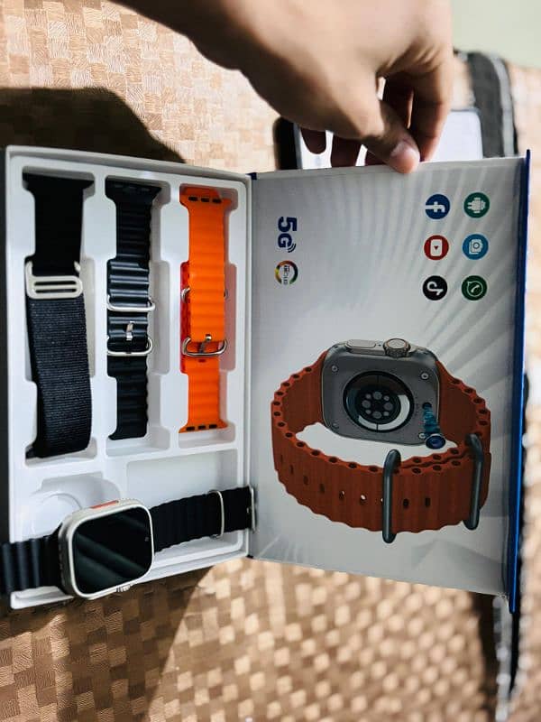 sim supported Android smartwatch with camera | TK8 plus 4g 0