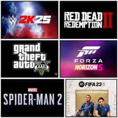 PC GAMES GTA 5/RDR2/TEKKEN8/CRICKET 24/FORZA HORIZON 5/ INSTALL KRWAY