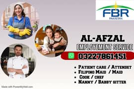 Maids / House Maids / cook / Nanny , chef / Baby Sitter maid available