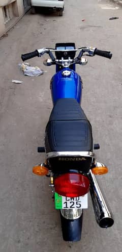 all okay bike blue colour bike 2006 model Lahore number
