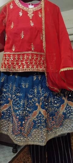 one time used sharara